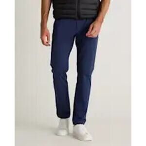 Men's Size 36x30 Quince ProTech Golf Pant in Wavecrest Navy Blue Sun Protection